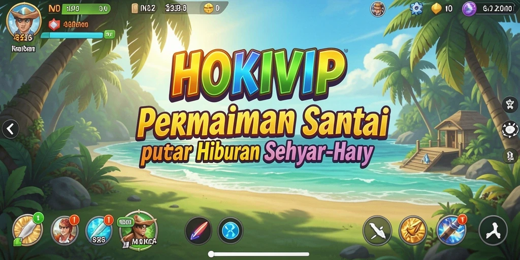 Tampilan menarik dari gameplay HOKIVIP yang penuh warna.