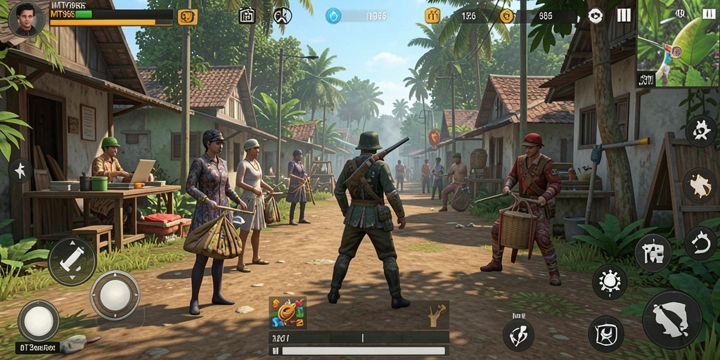 Tampilan gameplay MT966 yang imersif dan menarik.