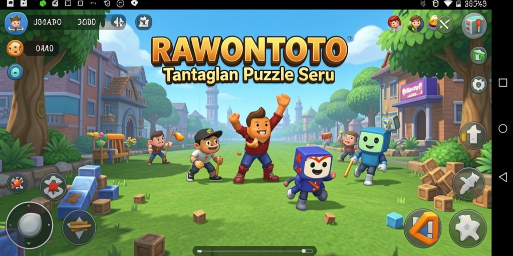 Tangkapan layar gameplay RAWONTOTO yang menarik dan penuh warna.